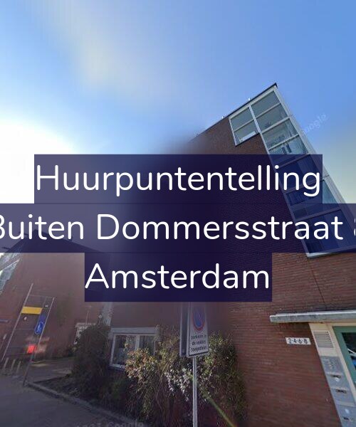 Foto gevel Huurpuntentelling voor Buiten Dommersstraat 8, Amsterdam