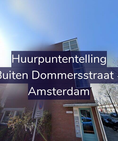 Foto gevel Huurpuntentelling voor Buiten Dommersstraat 4, Amsterdam