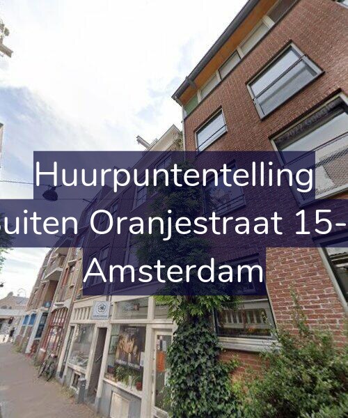 Foto gevel Huurpuntentelling voor Buiten Oranjestraat 15-1, Amsterdam