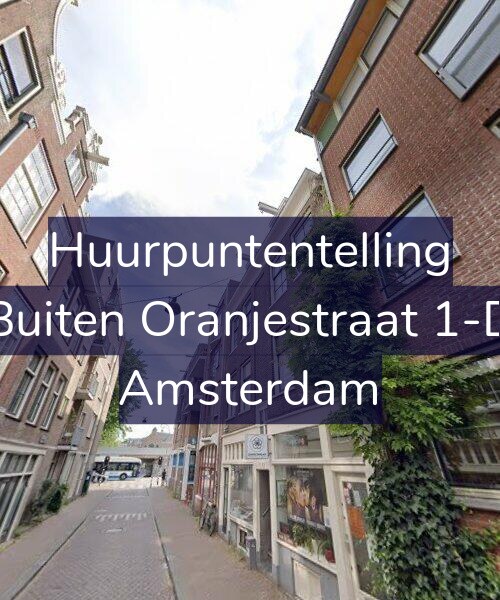 Foto gevel Huurpuntentelling voor Buiten Oranjestraat 1-D, Amsterdam