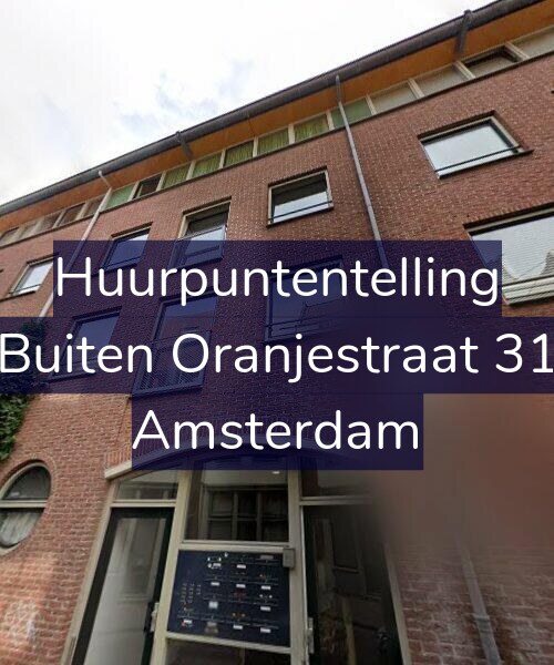 Foto gevel Huurpuntentelling voor Buiten Oranjestraat 31, Amsterdam
