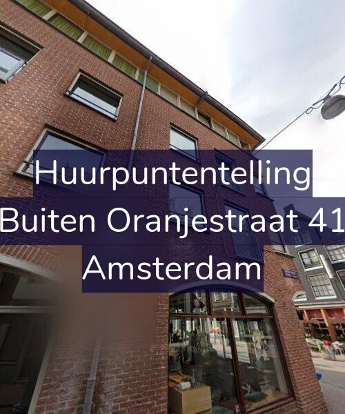 Foto gevel Huurpuntentelling voor Buiten Oranjestraat 41, Amsterdam