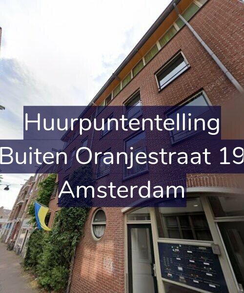 Foto gevel Huurpuntentelling voor Buiten Oranjestraat 19, Amsterdam
