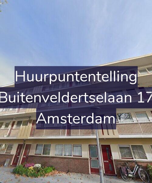 Foto gevel Huurpuntentelling voor Buitenveldertselaan 17, Amsterdam