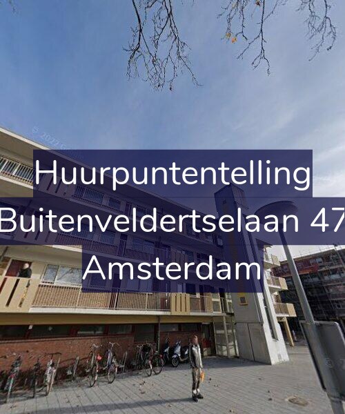 Foto gevel Huurpuntentelling voor Buitenveldertselaan 47, Amsterdam