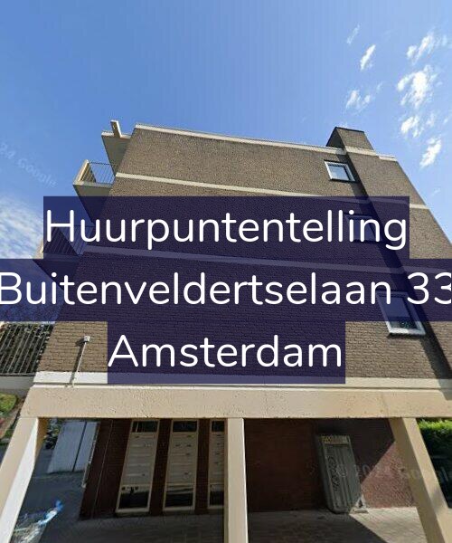 Foto gevel Huurpuntentelling voor Buitenveldertselaan 33, Amsterdam