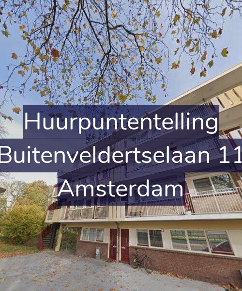 Foto gevel Huurpuntentelling voor Buitenveldertselaan 11, Amsterdam