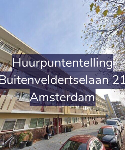 Foto gevel Huurpuntentelling voor Buitenveldertselaan 21, Amsterdam