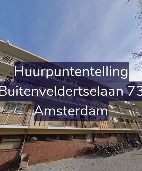 Foto gevel Huurpuntentelling voor Buitenveldertselaan 73, Amsterdam