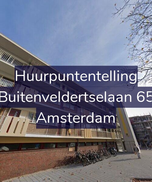 Foto gevel Huurpuntentelling voor Buitenveldertselaan 65, Amsterdam