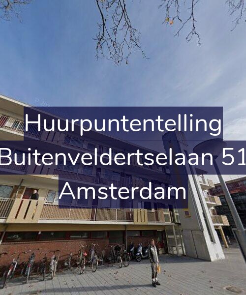 Foto gevel Huurpuntentelling voor Buitenveldertselaan 51, Amsterdam