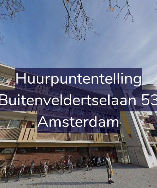 Foto gevel Huurpuntentelling voor Buitenveldertselaan 53, Amsterdam