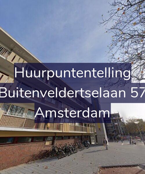 Foto gevel Huurpuntentelling voor Buitenveldertselaan 57, Amsterdam