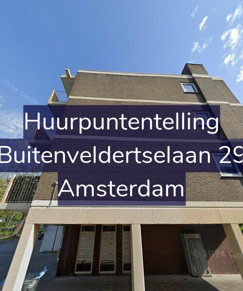 Foto gevel Huurpuntentelling voor Buitenveldertselaan 29, Amsterdam
