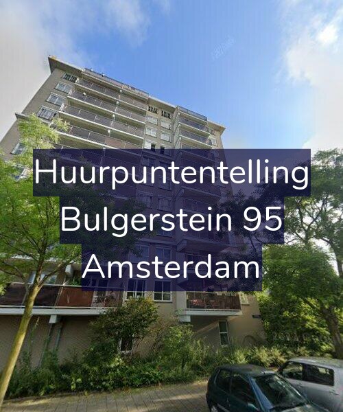 Foto gevel Huurpuntentelling voor Bulgerstein 95, Amsterdam