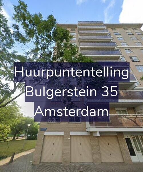 Foto gevel Huurpuntentelling voor Bulgerstein 35, Amsterdam
