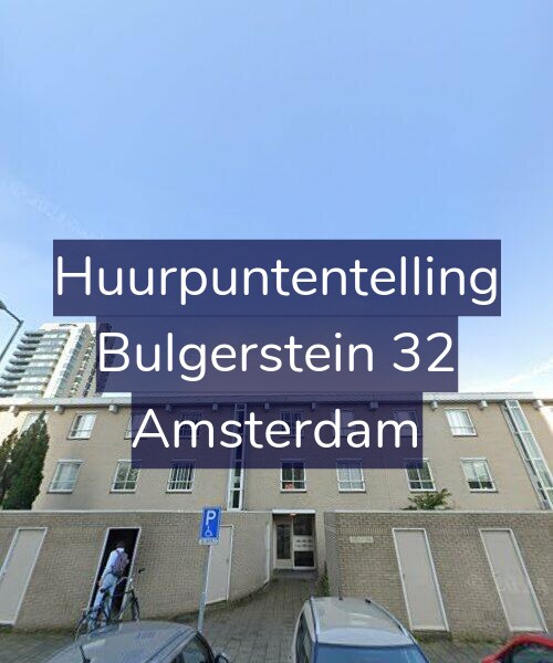 Foto gevel Huurpuntentelling voor Bulgerstein 32, Amsterdam