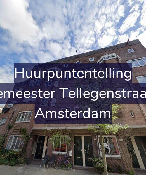 Foto gevel Huurpuntentelling voor Burgemeester Tellegenstraat 214, Amsterdam