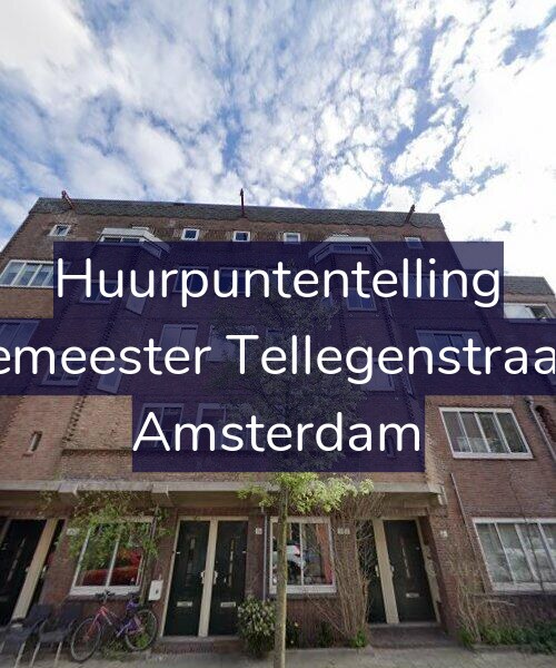 Foto gevel Huurpuntentelling voor Burgemeester Tellegenstraat 212, Amsterdam