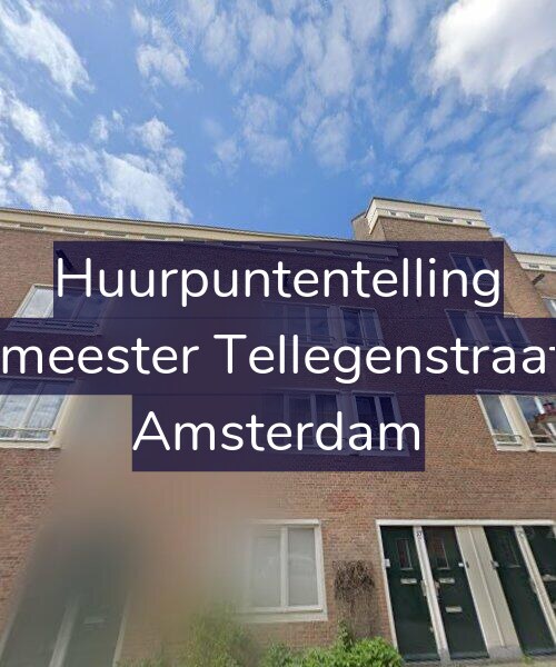 Foto gevel Huurpuntentelling voor Burgemeester Tellegenstraat 57-1, Amsterdam