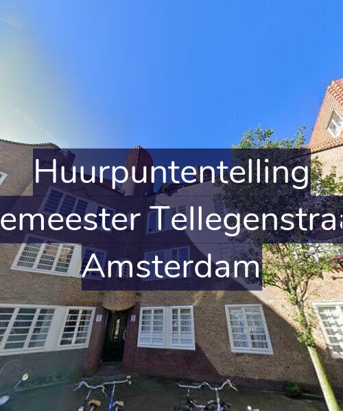 Foto gevel Huurpuntentelling voor Burgemeester Tellegenstraat 68, Amsterdam