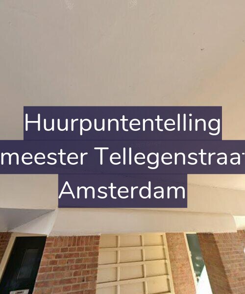 Foto gevel Huurpuntentelling voor Burgemeester Tellegenstraat 49-1, Amsterdam