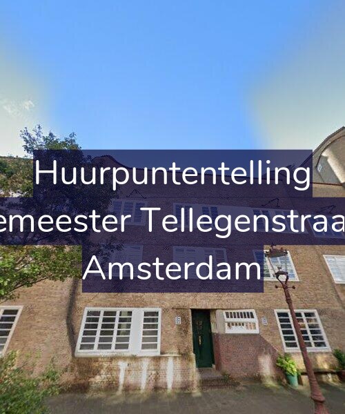 Foto gevel Huurpuntentelling voor Burgemeester Tellegenstraat 152, Amsterdam