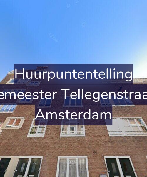 Foto gevel Huurpuntentelling voor Burgemeester Tellegenstraat 3-2, Amsterdam