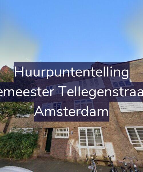 Foto gevel Huurpuntentelling voor Burgemeester Tellegenstraat 172, Amsterdam