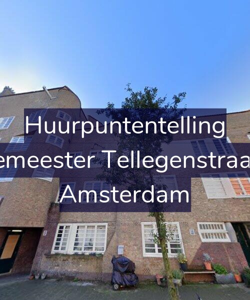 Foto gevel Huurpuntentelling voor Burgemeester Tellegenstraat 114, Amsterdam