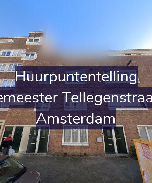 Foto gevel Huurpuntentelling voor Burgemeester Tellegenstraat 3-H, Amsterdam