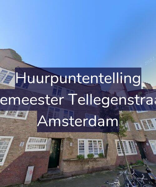 Foto gevel Huurpuntentelling voor Burgemeester Tellegenstraat 82, Amsterdam