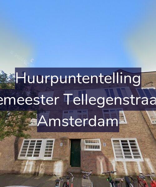 Foto gevel Huurpuntentelling voor Burgemeester Tellegenstraat 162, Amsterdam