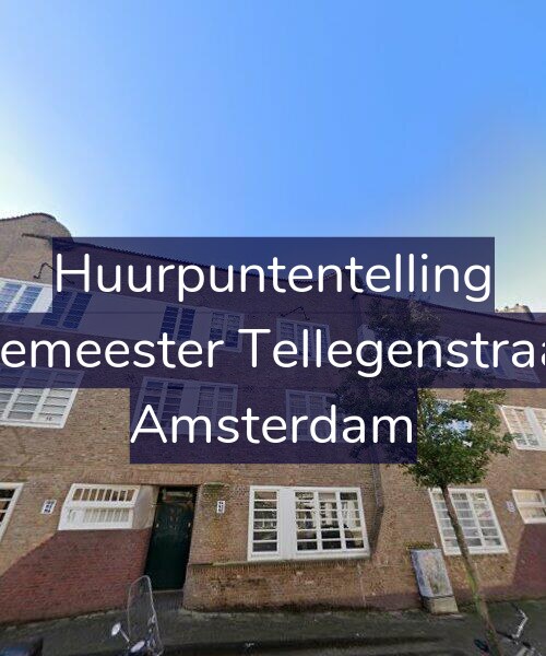 Foto gevel Huurpuntentelling voor Burgemeester Tellegenstraat 94, Amsterdam