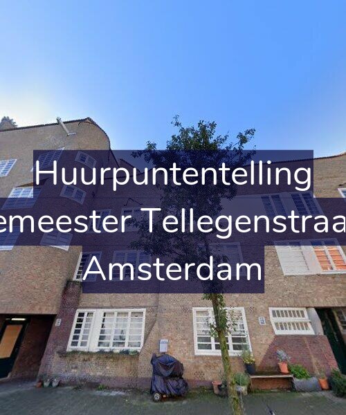 Foto gevel Huurpuntentelling voor Burgemeester Tellegenstraat 116, Amsterdam