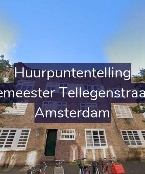 Foto gevel Huurpuntentelling voor Burgemeester Tellegenstraat 160, Amsterdam