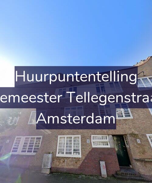 Foto gevel Huurpuntentelling voor Burgemeester Tellegenstraat 88, Amsterdam
