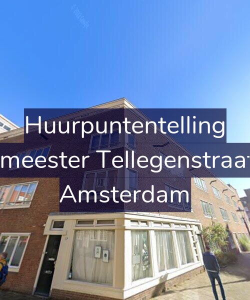 Foto gevel Huurpuntentelling voor Burgemeester Tellegenstraat 17-1, Amsterdam