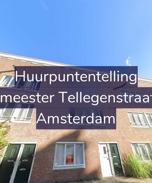 Foto gevel Huurpuntentelling voor Burgemeester Tellegenstraat 23-1, Amsterdam
