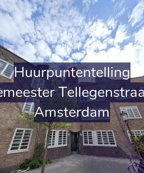 Foto gevel Huurpuntentelling voor Burgemeester Tellegenstraat 182, Amsterdam