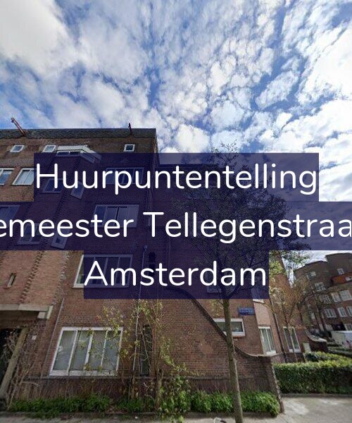 Foto gevel Huurpuntentelling voor Burgemeester Tellegenstraat 202, Amsterdam