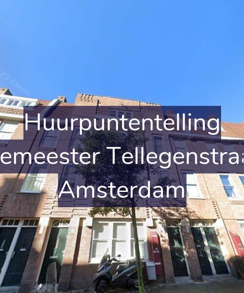 Foto gevel Huurpuntentelling voor Burgemeester Tellegenstraat 12, Amsterdam