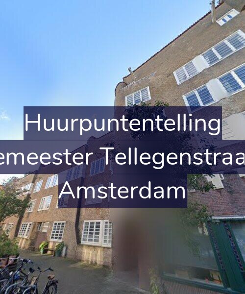 Foto gevel Huurpuntentelling voor Burgemeester Tellegenstraat 140, Amsterdam