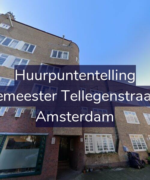 Foto gevel Huurpuntentelling voor Burgemeester Tellegenstraat 120, Amsterdam
