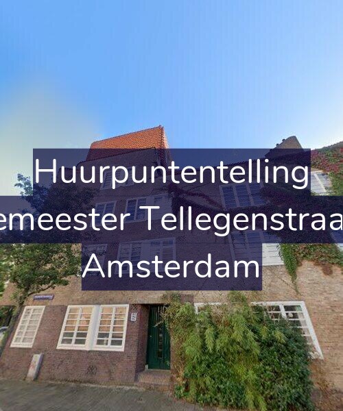 Foto gevel Huurpuntentelling voor Burgemeester Tellegenstraat 198, Amsterdam
