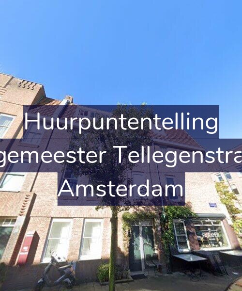 Foto gevel Huurpuntentelling voor Burgemeester Tellegenstraat 4, Amsterdam