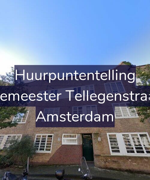 Foto gevel Huurpuntentelling voor Burgemeester Tellegenstraat 98, Amsterdam