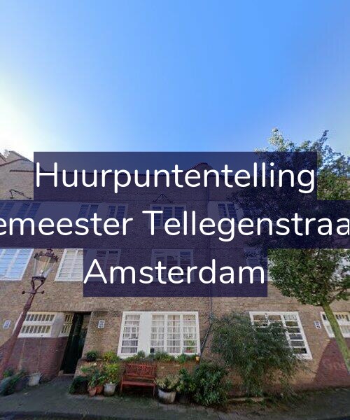 Foto gevel Huurpuntentelling voor Burgemeester Tellegenstraat 102, Amsterdam