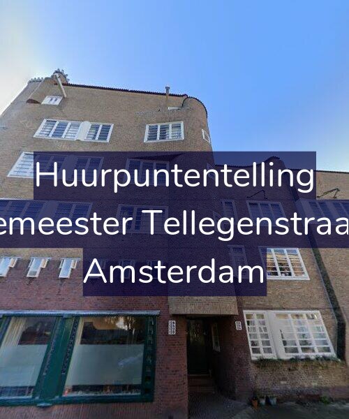 Foto gevel Huurpuntentelling voor Burgemeester Tellegenstraat 122, Amsterdam