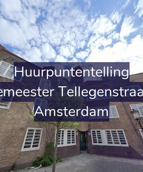 Foto gevel Huurpuntentelling voor Burgemeester Tellegenstraat 186, Amsterdam